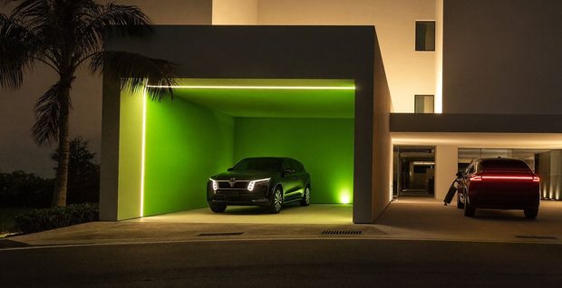 Carregador para carro elétrico instalado em hotel e pousada