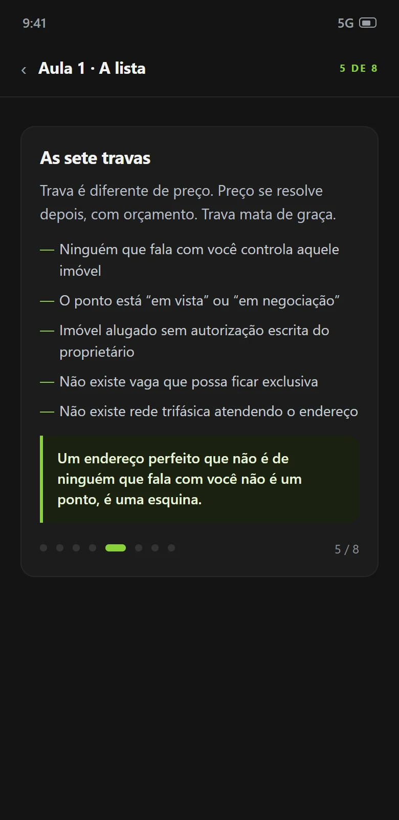 As sete travas que matam um endereço de graça